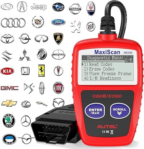 Autel OBD2 Scanner MS309 Car Engine Code Reader