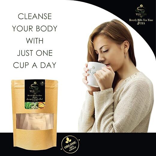 Beverly Hills Tea Time Organic Herbal Tea Mix-Relaxation Wellness-3Tea