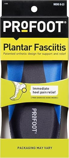 PROFOOT Orthotic Insoles For Plantar Fasciitis
