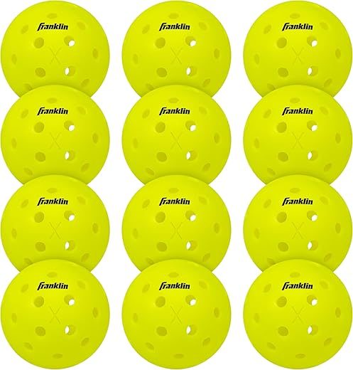 Franklin Sports Outdoor X-40 Pickleball Balls – USAPA Approved