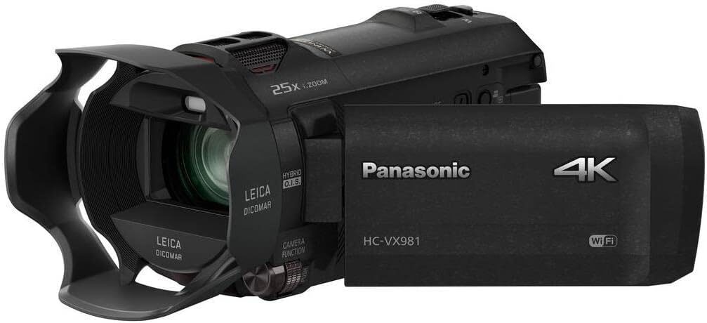 Panasonic 4K Ultra HD Camcorder with Wi-Fi HC-VX981K