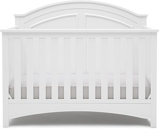 Delta Children Perry 6-in-1 Convertible Crib – Bianca White