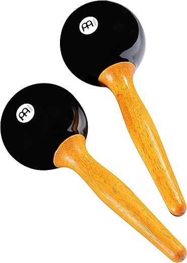 Meinl Percussion Plastic Studio Maracas, Black