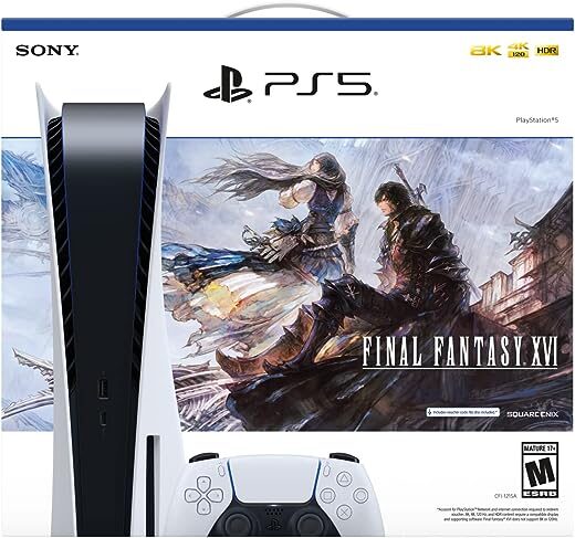 Sony PlayStation 5 Console CFI-1116A Final Fantasy XVI Bundle