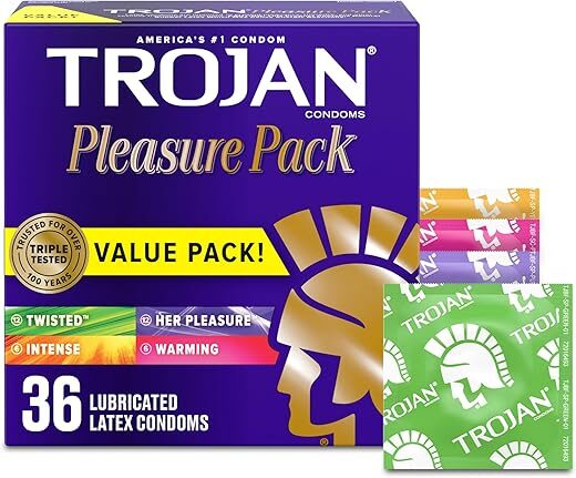 TROJAN Pleasure Pack Assorted Condoms