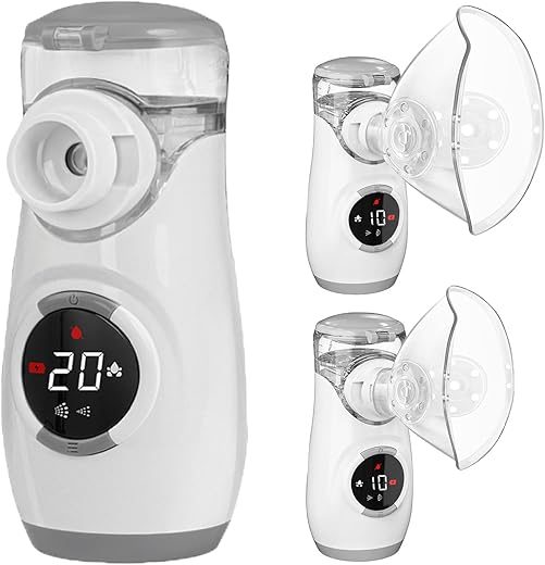 Mayluck Portable Nebulizer With LED Interface And Auto-Cleaning