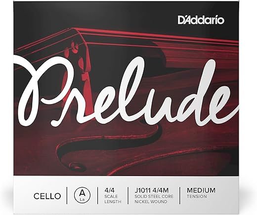 D’Addario Prelude Cello A String, 4/4 Scale
