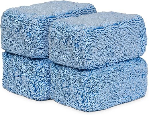 Chemical Guys Premium Microfiber Applicators, Blue, MIC_292_04