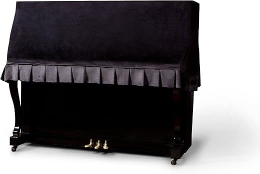 Clairevoire Premium Velvet Upright Piano Cover
