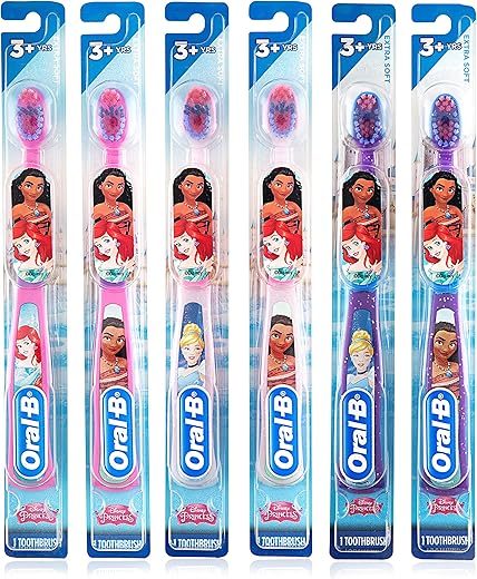 Oral-B Princess Toothbrush For Girls, Extra Soft