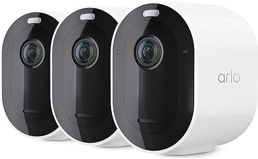 Arlo Pro 4 Spotlight Camera – 3 Pack VMC4350P