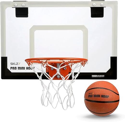 SKLZ Pro Mini Basketball Hoop – Clear Backboard