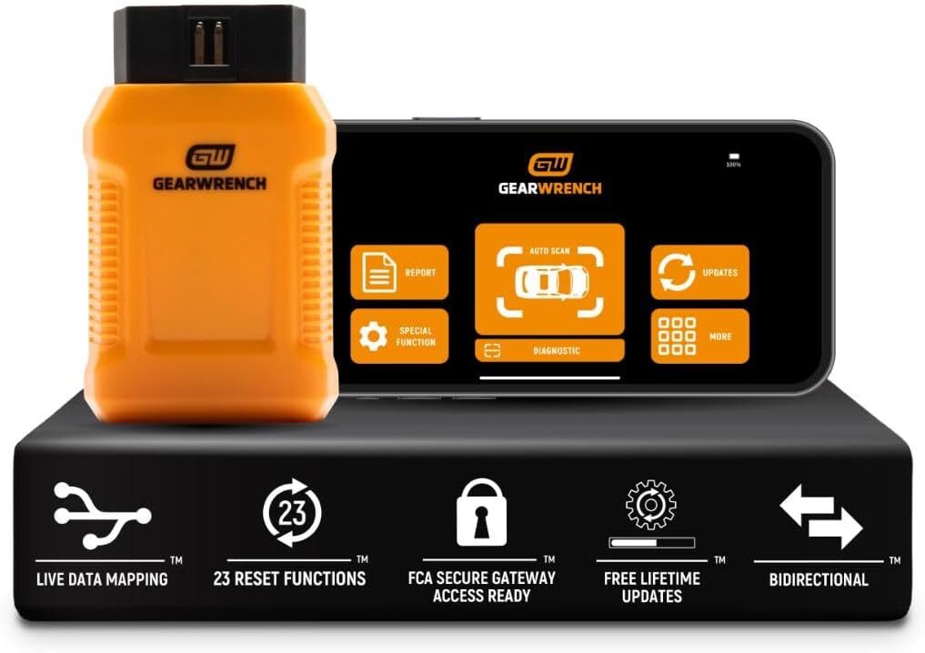 GEARWRENCH Professional Bi-Directional Diagnostic Scan Tool GWSMARTBT