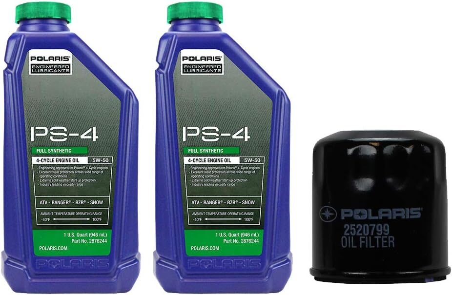 Polaris PS-4 Oil Filter Change Kit ATV