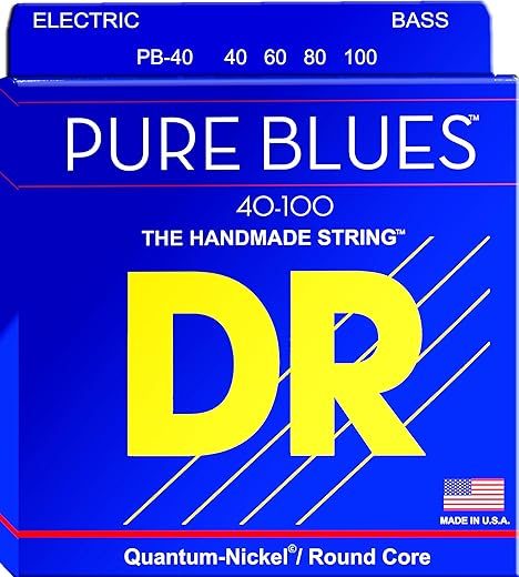 DR Strings Pure Blues Bass Guitar Strings PB-40