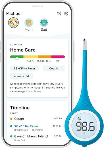 Kinsa QuickCare Accurate FDA Cleared Thermometer
