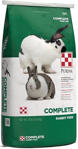 Purina Rabbit Food Complete Pellets, 50 lb Bag