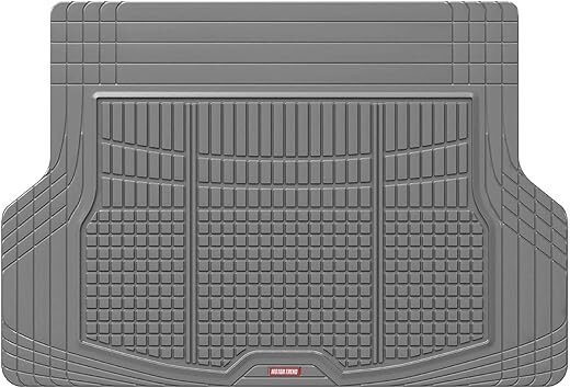 Motor Trend Rear Cargo Mat – Heavy-Duty Trimmable Trunk Mat