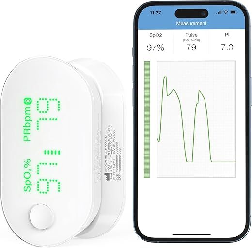 iHealth PO3 Rechargeable Fingertip Pulse Oximeter