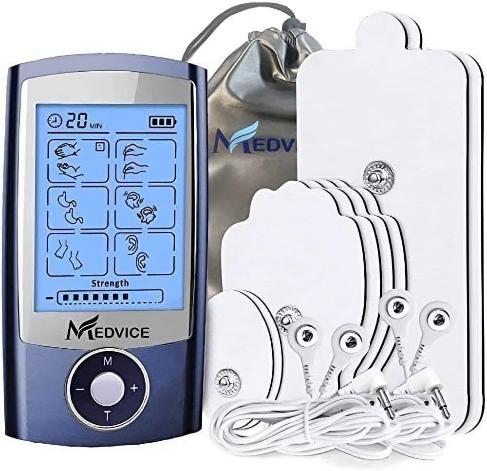 MEDVICE Rechargeable Tens Unit Muscle Stimulator