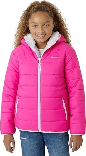 Eddie Bauer Reversible Deer Harbor Waterproof Puffer Coat