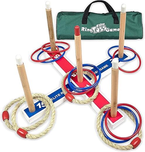 Elite Sportz Equipment Ring Toss Game – Indoor or Outdoor Fun