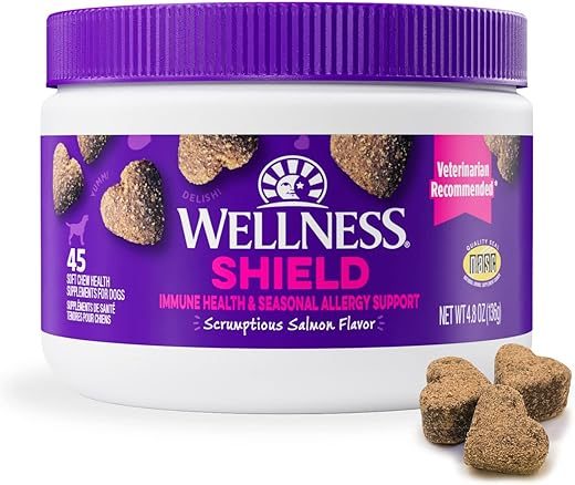 Wellness Salmon Soft Chew Immune Supplements, 45 Count