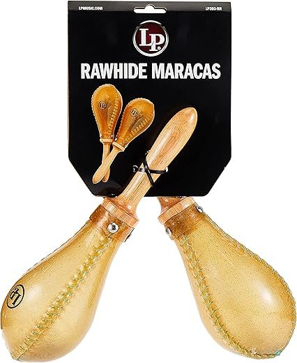 Latin Percussion Salsa Rawhide Maracas LP393-RH