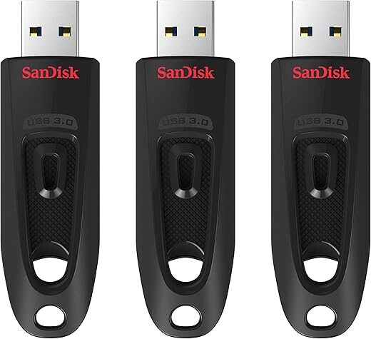 SanDisk 32GB Ultra USB 3-Pack