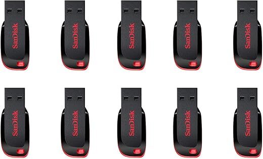 SanDisk 8GB USB Flash Drive (10-Pack)