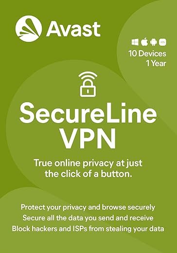 Avast SecureLine VPN 2024 | 10 Devices