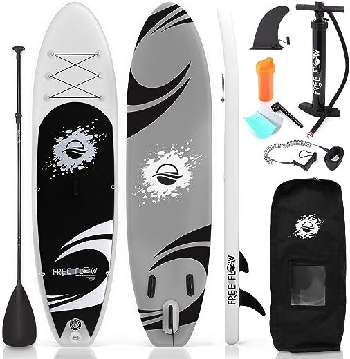 SereneLife Inflatable Paddle Board SLSUPB10 Stand Up