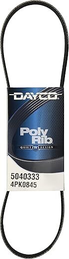 Dayco Serpentine Belt 5040333, Black