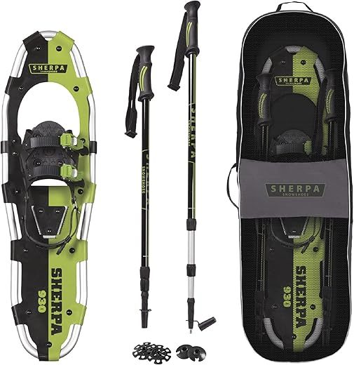 Yukon Charlie’s Sherpa Snowshoe Kit with Poles and Bag