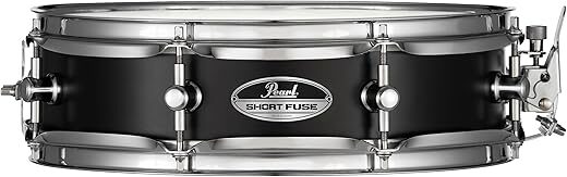 Pearl Short Fuse Black Steel Piccolo Snare SFS1335B