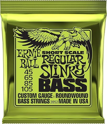 Ernie Ball Short Scale Regular Slinky Bass Strings (P02852)