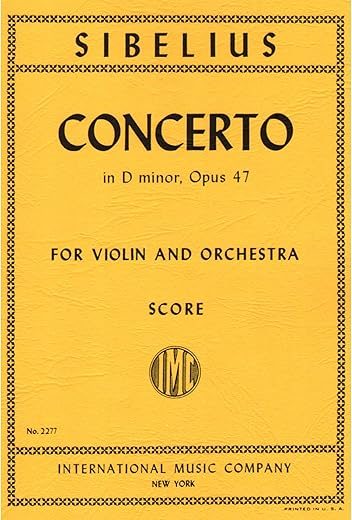 Sibelius Violin Concerto D Minor, Op. 47