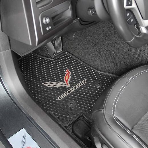 Lloyd Mats Signature Rubber All Weather Floor Mats C7 2014-2019