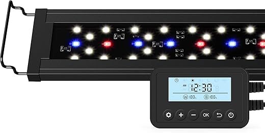 NICREW SkyLED Plus Aquarium Plant Light, 18-24