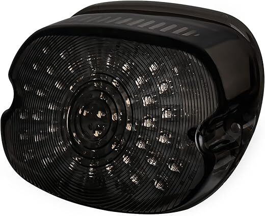 MOVOTOR Smoked LED Tail Light For Harley