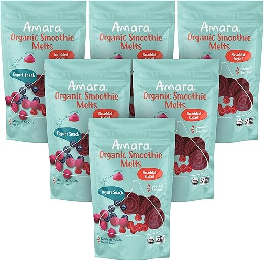 Amara Smoothie Melts – Beets n’ Berries – Healthy Toddler Snacks
