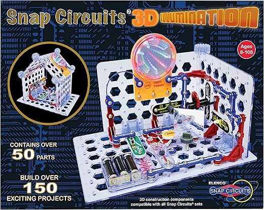 Snap Circuits Snap Circuits 3D Illumination Electronics Exploration Kit By Author’s Name