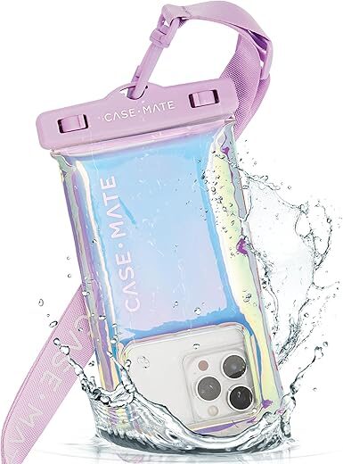 Case-Mate Soap Bubble Waterproof Phone Pouch – Crossbody Lanyard