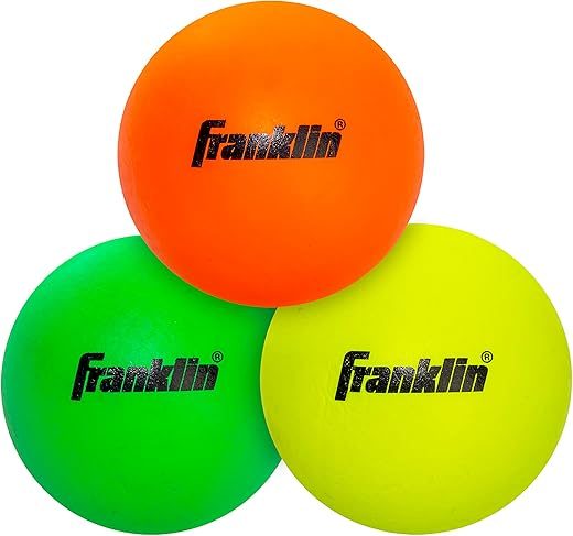 Franklin Sports Soft Rubber Lacrosse Balls for Kids