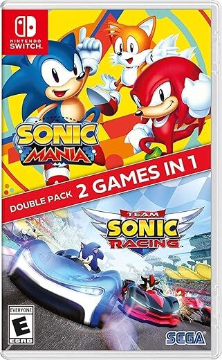 SEGA Sonic Mania + Team Sonic Racing Double Pack
