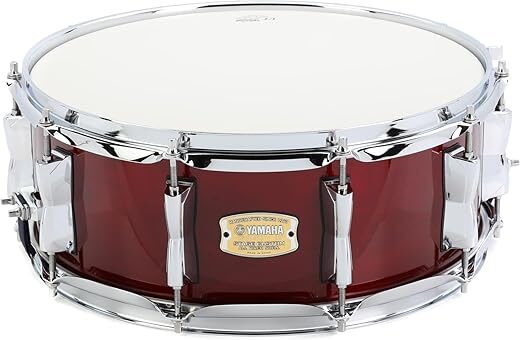 YAMAHA Stage Custom Birch Snare Drum, Cranberry Red