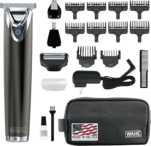 Wahl Stainless Steel Lithium Ion Beard Trimmer 9864