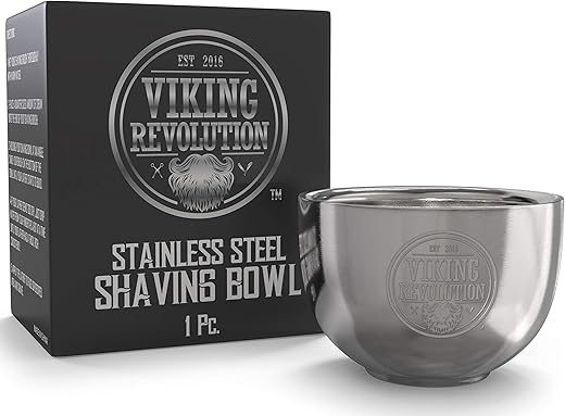 Viking Revolution Stainless Steel Shaving Soap Bowl
