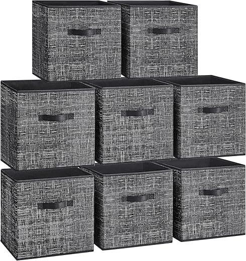 SONGMICS Storage Cubes, 13-Inch Fabric Bins, UROB833B01
