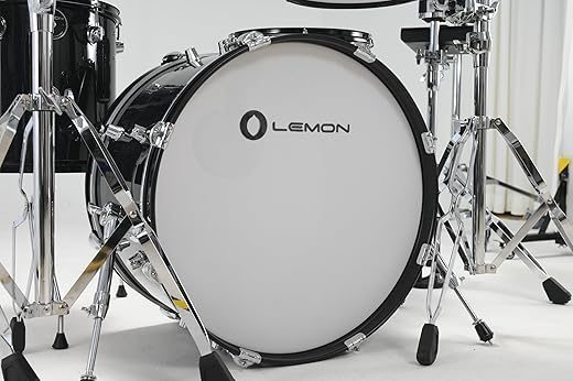LEMON T950 Mesh-Head Electronic Drum, Black